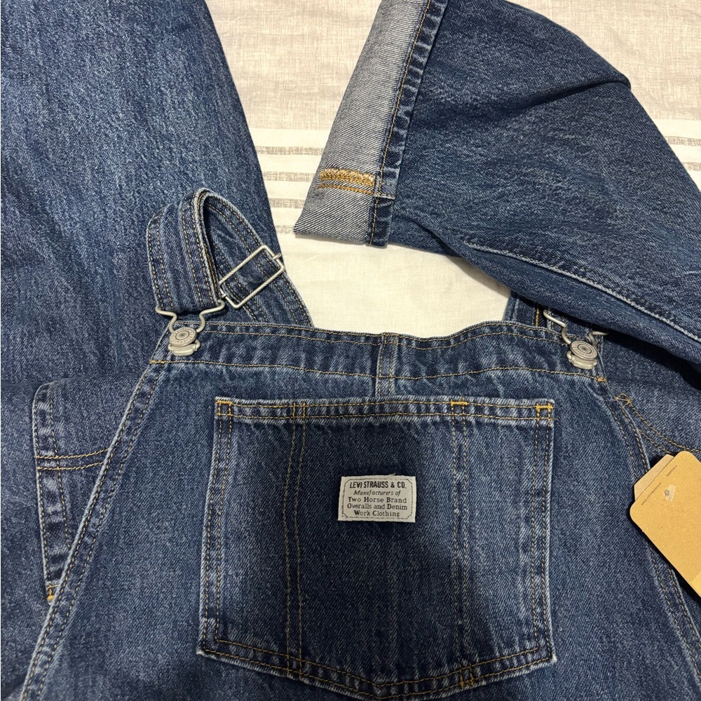 Levi's women Relaxed Fit Dark Blue overalls